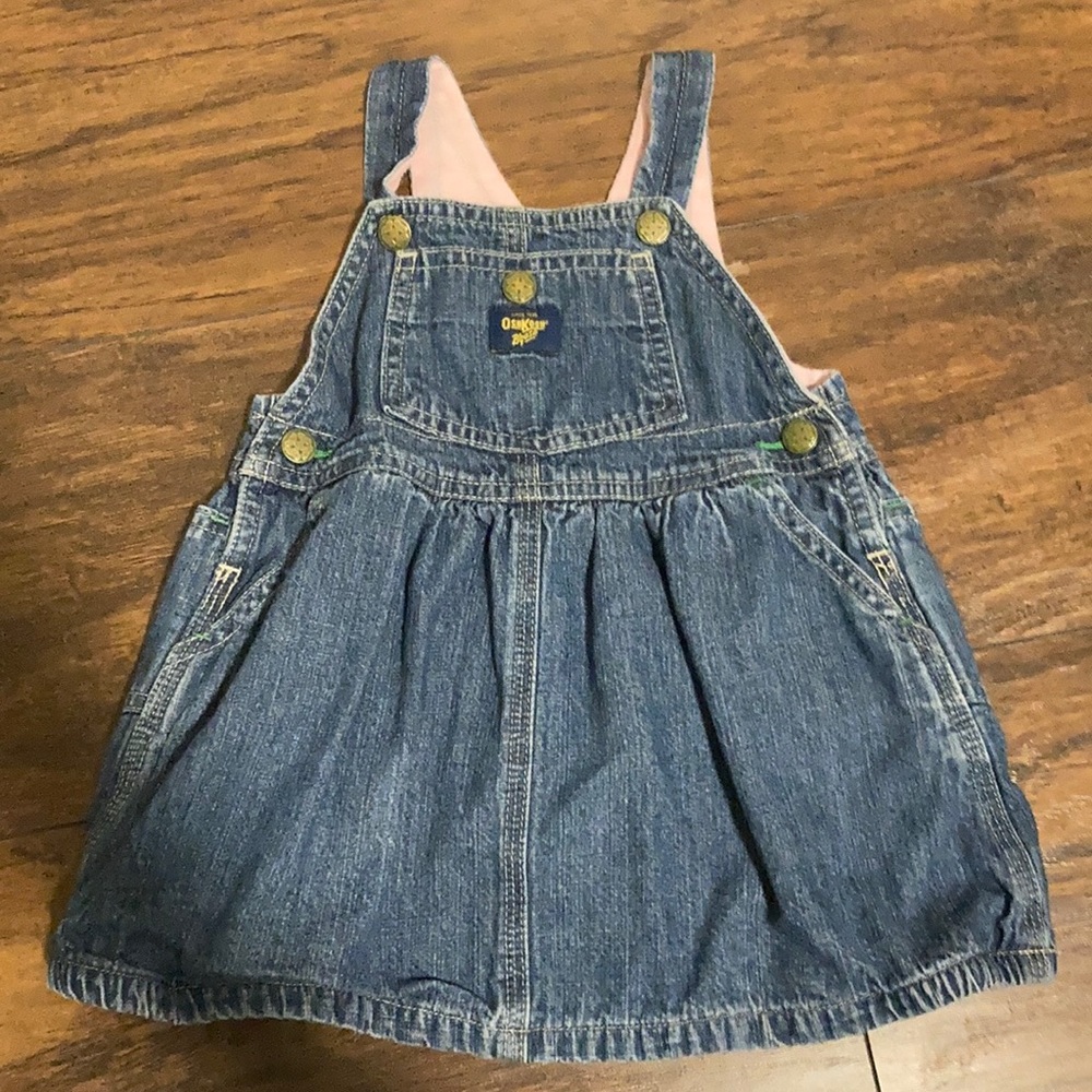 Osh Kosh Denim jumper 12 months